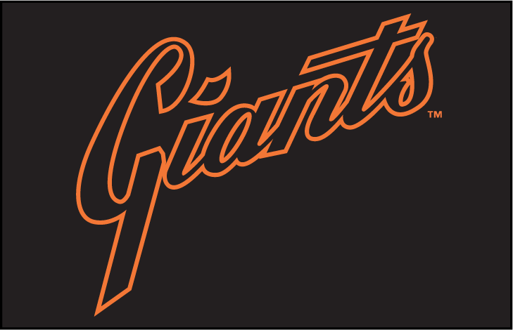 San Francisco Giants 2007-2008 Batting Practice Logo t shirts DIY iron ons